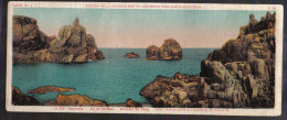 CC446 - CARTE PANORAMIQUE CHOCOLAT CANTALOUP CATALA - ILE DE BREHAT ROCHERS DU PAON - Ile De Bréhat