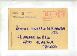 Lettre Flamme Ema Rome Douane - Maschinenstempel (EMA)