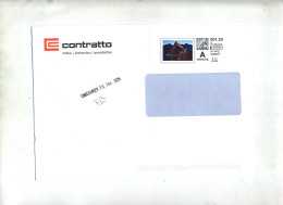 Lettre Affranchie Timbre Personnalisé  Pelleteuse - Postmark Collection