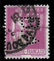 1 04	06	09	N°	281	Perforé	-	BA 13 - Used Stamps