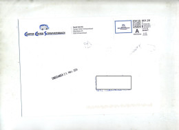 Lettre Affranchie Timbre Personnalisé  Camping Car - Storia Postale