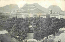 38 - Grenoble - La Place Victor-Hugo - Les Forts Et Le St Eynard - CPA - Voir Scans Recto-Verso - Grenoble