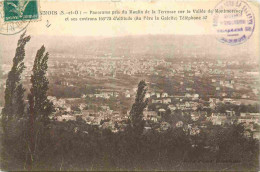 95 - Sannois - Panorama Pris Du Moulin De La Terrasse Sur La Vallée De Montmorency - CPA - Etat Abimée Sur Le Haut - Voi - Sannois