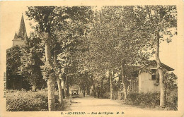 32 - Ju-Belloc - Rue De L'Eglise - Animée - Automobiles - Correspondance - Voyagée En 1940 - CPA - Voir Scans Recto-Vers - Autres & Non Classés