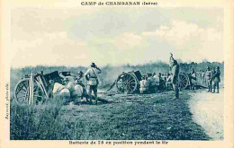 38 - Chambaran - Camp De Chambaran - Batterie De 75 En Position Pendant Le Tir - Animée - Soldats - Militaria - CPA - Vo - Autres & Non Classés