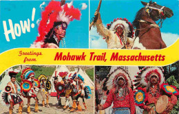 Indiens - Mohawk Trail - Massachussetts - Multivues - CPM Format CPA - Voir Scans Recto-Verso - Indiens D'Amérique Du Nord