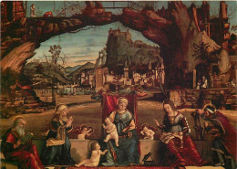 Art - Peinture Religieuse - Vittore Carpacio - Sainte Conversation (vers 1500) - CPM - Carte Neuve - Voir Scans Recto-Ve - Schilderijen, Gebrandschilderd Glas En Beeldjes
