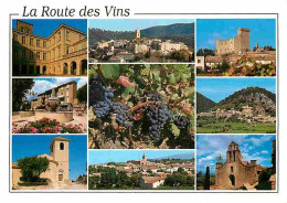 Vignes - La Route Des Vins - Les Cotes Du Rhone - Multivues - Vendanges - Raisins - Vin - CPM - Voir Scans Recto-Verso - Weinberge