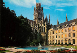 76 - Rouen - Les Jardins De L'hôtel De Ville Et L'église Saint-Ouen - Carte Neuve - CPM - Voir Scans Recto-Verso - Rouen