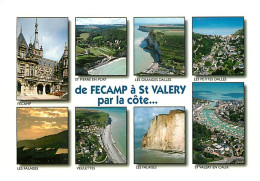 76 - Saint Valery En Caux - De Fécamp àSaint Valery En Caux Par La Côte - Multivues - Carte Neuve - CPM - Voir Scans Rec - Saint Valery En Caux