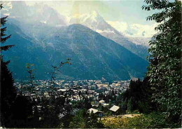 74 - Chamonix - Mont-Blanc - Vue Générale - Chaine Des Aiguilles De Chamonix - Aiguille Du Midi - Le Mont-Blanc - CPM -  - Chamonix-Mont-Blanc