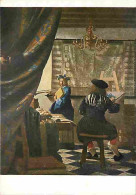 Art - Peinture - Johannes Vermeer Dit Jan Vermeer De Delft - Le Peintre Dans Son Atelier - CPM - Voir Scans Recto-Verso - Pintura & Cuadros