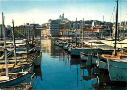 13 - Marseille - Le Vieux Port - Bateaux De Plaisance - Notre Dame De La Garde - CPM - Voir Scans Recto-Verso - Puerto Viejo (Vieux-Port), Saint Victor, Le Panier