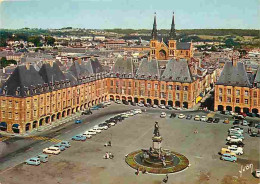 08 - Charleville Mézières - La Place Ducale Et La Statue De Charles De Gonzague - Automobiles - Carte Neuve - Carte Neuv - Charleville