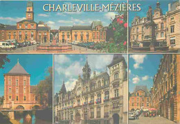 08 - Charleville Mézières - Multivues - Automobiles - CPM - Voir Scans Recto-Verso - Charleville