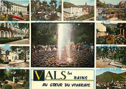 07 - Vals Les Bains - Multivues - La Source Intermittente - CPM - Voir Scans Recto-Verso - Vals Les Bains