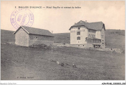 AJNP5-88-0460 - BALLON D'ALSACE - Hôtel Stauffer Et Sommet Du Ballon - Autres & Non Classés