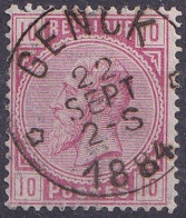 Leopold 1884 22 Sept 2-s Etoile Genck Genk - Sternenstempel