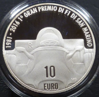 San Marino - 10 Euro 2016 - 35° Gran Premio Di Formula 1 - UC# 233 - San Marino