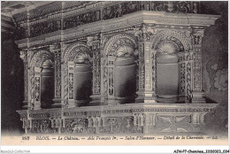 AJNP7-0722 - CHEMINEE - Blois - Le Château - Aile François 1er - Salon D'honneur - Détail De La Cheminée - Altri & Non Classificati