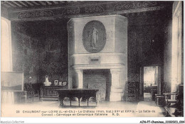 AJNP7-0707 - CHEMINEE - Chaumont-sur-loire - Le Château - La Salle Du Conseil - Carrelage En Céramique Italienne - Otros & Sin Clasificación