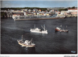 AJNP6-56-0675 - BELLE-ILE-EN-MER - Le Palais - Vue Aérienne Du Port - Belle Ile En Mer