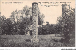 AJNP6-56-0607 - GUEMENE SUR SCORFF - Ancien Château Féodal Des Rohan-guémené - Les Colonnes Et La Vieille Prison - Guemene Sur Scorff