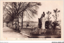 AJNP6-56-0609 - VANNES - Statue Lesage Sur La Rabine - Vannes