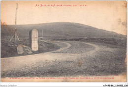 AJNP5-88-0563 - BALLON D'ALSACE - Le Sommet Du Ballon Et La Borne De Séparation Entre Vosges Et Haut-rhin - Autres & Non Classés