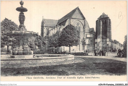 AJNP9-1067 - FONTAINE - Orléans - Place Gambetta - Ancienne Tour Et Nouvelle église Saint-paterne - Altri & Non Classificati