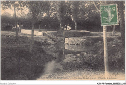 AJNP9-1063 - FONTAINE - Les Aix-d'angillon - Fontaine De Valentigny - L'oualier à Sa Source - Altri & Non Classificati