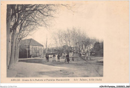 AJNP9-1026 - FONTAINE - Azille - Avenue De La Redoute Et Fontaine Monumentale - Autres & Non Classés