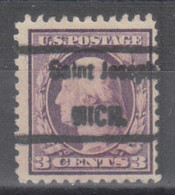 USA Precancel Vorausentwertungen Preo Locals Michigan, Saint Joseph 1917-462 (C15,a4,5) - Vorausentwertungen
