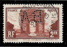 1 04	06	15	N°	258	Perforé	-	BA 13 - Used Stamps