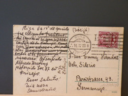 107/046B CP RIGA   1923 POUR ALLEMAGNE - Latvia