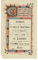 IMAGE RELIGIEUSE - CANIVET : 25 Ans Sacerdoce E. Trevillain Prêtre A La Sainte Trinité à Paris . 1881-1906 - Religion &  Esoterik