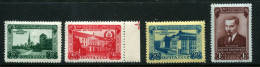 Russia 1950 Mi 1433-1437 MNH ** - Nuovi