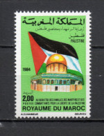 MAROC N°  977   NEUF SANS CHARNIERE  COTE  1.00€   PALESTINE - Marocco (1956-...)