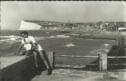 Mers-les-Bains - Vue Générale De La Plage Et Les Falaises - Flamme De Mers-les-Bains 1963 - (P) - Mers Les Bains