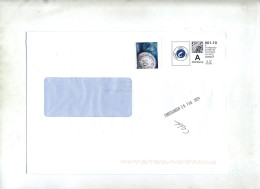 Lettre Affranchie Timbre Personnalisé  Crevette - Postmark Collection