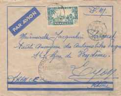 LETTRE. SENEGAL. 20 MAI 41. FM PAR AVION. 2Fr. DAKAR POUR LYON. - Covers & Documents