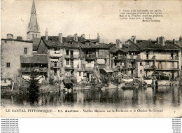 D15  AURILLAC  Vieilles Maisons Sur La Jordanne Et Le Clocher St- Géraud  ..... - Aurillac