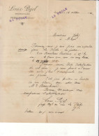 LOUIS PUJOL  Propriétaire à PONDAURAT Surchargé La Réole   .......... CORRESPONDANCE COMMERCIALE DE 1913 - Alimentos