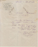 DROGUERIE EPICERIE FLORAND FILS à GUERET  .......... CORRESPONDANCE COMMERCIALE DE 1880 - Alimentos