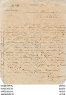 TOUSSAINT OLLIVIER A LA GARDE FREINET VAR     .......... CORRESPONDANCE COMMERCIALE DE 1872 - 1800 – 1899