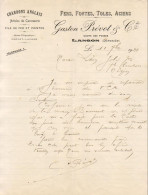 GASTON PRÉVOT à LANGON  .......... CORRESPONDANCE COMMERCIALE DE 1921 - Otros & Sin Clasificación