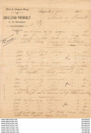 CAILLEAU THIBAULT à ANGERS .......... CORRESPONDANCE COMMERCIALE DE 1901 - Sonstige & Ohne Zuordnung