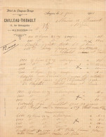 CAILLEAU THIBAULT à ANGERS .......... CORRESPONDANCE COMMERCIALE DE 1901 - Autres & Non Classés