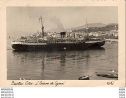 PAQUEBOTS  Cie De Navigation- Corse, Bastia- L' Arrivée Du Cyrnos   ... - Steamers