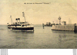 PAQUEBOTS  Arrivée Du Paquebot " Dieppe "    ... - Dampfer